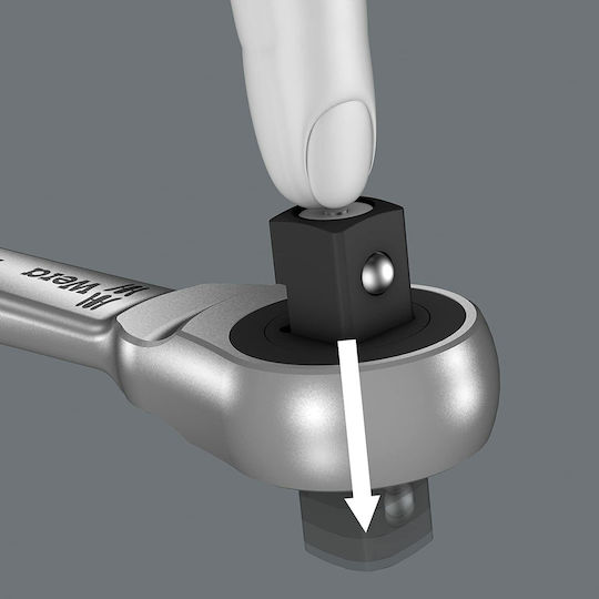 Wera Καστάνια 8003 C Zyklop Metal 72 Δοντιών με Καρέ 1/2