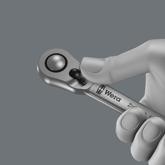 Wera Καστάνια 8004 C Zyklop Metal 72 Δοντιών με Καρέ 1/2