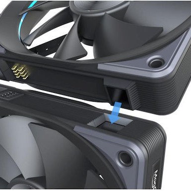 Seasonic MagFlow 1225 Case Fan 120mm με Σύνδεση 4-Pin PWM 3τμχ