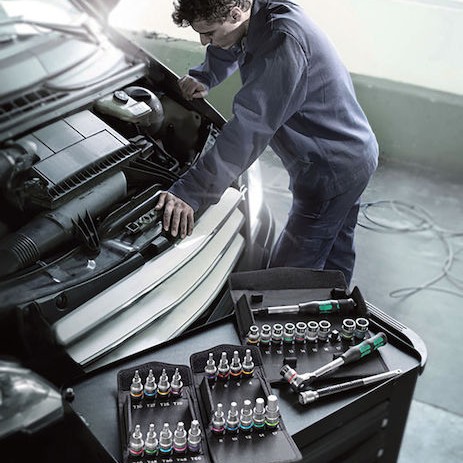 Wera Καρυδάκια με Μύτες Allen και Καρέ Υποδοχής 1/2'' Σετ 9τμχ