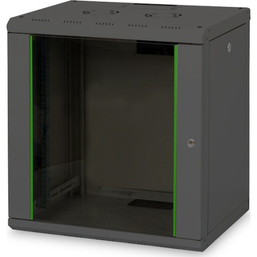 Digitus Unique Επιτοίχια Καμπίνα Rack 12U 60x45x45cm Μαύρο 12-U-SW