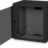 Digitus Unique Επιτοίχια Καμπίνα Rack 12U 60x45x45cm Μαύρο 12-U-SW