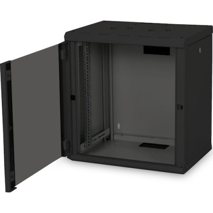 Digitus Unique Επιτοίχια Καμπίνα Rack 12U 60x45x45cm Μαύρο 12-U-SW