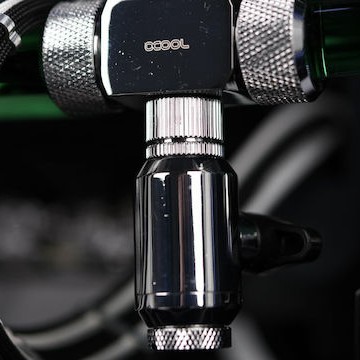 Alphacool Eiszapfen 2-way ball valve G1 / 4 - Deep Black