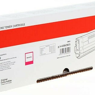 OKI 45862815 Γνήσιο Toner Laser Εκτυπωτή Ματζέντα High Capacity 10000 Σελίδων