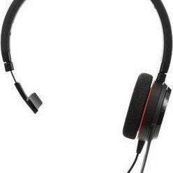 Jabra Evolve 20 MS Mono On Ear Multimedia Ακουστικά με μικροφωνο και σύνδεση USB-A