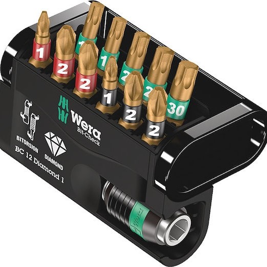Wera Σετ 12 Μύτες Κατσαβιδιού Bit Set