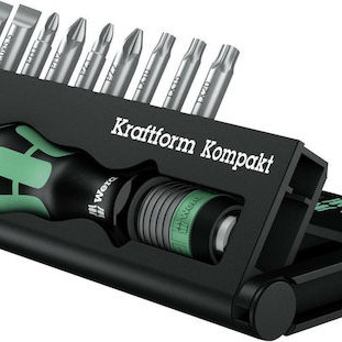 Wera Κατσαβίδι με 10 Μαγνητικές Εναλλασσόμενες Μύτες Compact 10