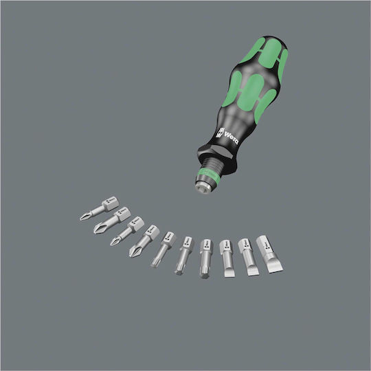 Wera Κατσαβίδι με 10 Μαγνητικές Εναλλασσόμενες Μύτες Compact 10