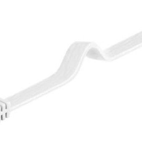 Goobay Flat U/UTP Cat.5e Καλώδιο Δικτύου Ethernet 0.50m Λευκό 1τμχ