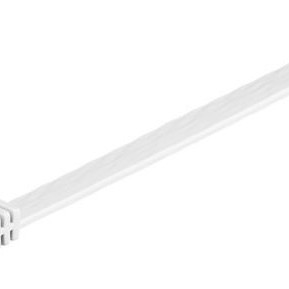 Goobay Flat U/UTP Cat.5e Καλώδιο Δικτύου Ethernet 10m Λευκό 1τμχ