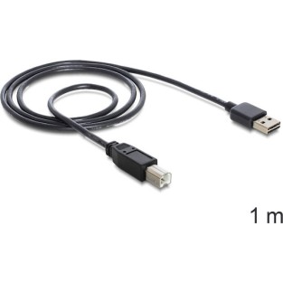 DeLock USB 2.0 Cable USB-A male - USB-B male 1m (83358)
