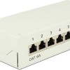 DeLock Patch Panel 8 P Cat.6A Λευκό