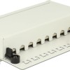 DeLock Patch Panel 8 P Cat.6A Λευκό