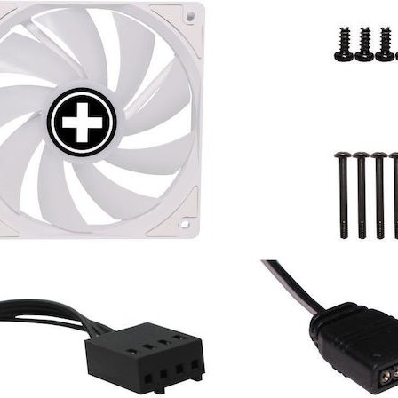 Xilence XF064 ARGB Case Fan 120mm με Σύνδεση 4-Pin PWM / 3-Pin Λευκό