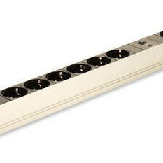 Digitus Πολύπριζο Ασφαλείας 12 Θέσεων με Καλώδιο 2m