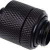 Alphacool Icicle 16 / 10mm Screw-on Spout 90 Degrees Rotatable G1 / 4 Deep Black