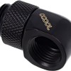 Alphacool Icicle L-connector Rotatable G1 / 4 AG on G1 / 4 IG Deep Black