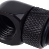 Alphacool Icicle L-connector Rotatable G1 / 4 AG on G1 / 4 IG Deep Black