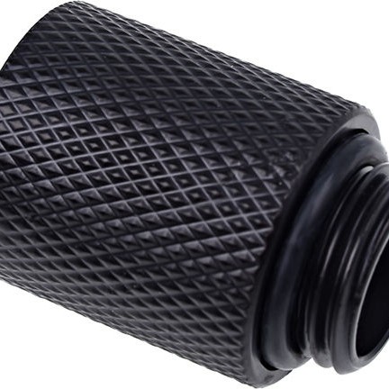 Alphacool Eiszapfen extension 20mm G1/4 outer thread to G1/4 Deep Black