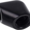 Alphacool Icicle L-Connector G1 / 4 IG on G1 / 4 IG Deep Black