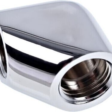 Alphacool Icicle L-Connector G1 / 4 IG on G1 / 4 IG Deep Black