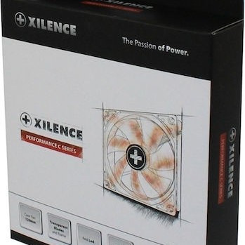 Xilence XF046 Case Fan 120mm με Κόκκινο Φωτισμό και Σύνδεση 3-Pin / 4-Pin Molex Λευκό
