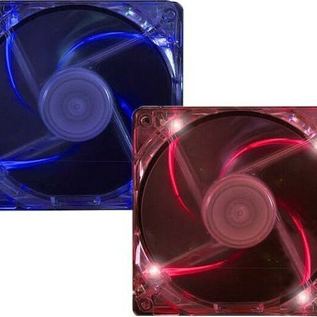 Xilence XF046 Case Fan 120mm με Κόκκινο Φωτισμό και Σύνδεση 3-Pin / 4-Pin Molex Λευκό