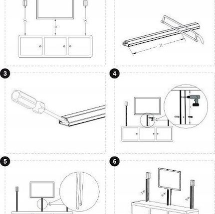 Goobay Κανάλι Καλωδίων με Αυτοκόλλητο από Πλαστικό Μαύρο 1.1m