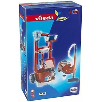 Klein Παιχνίδι Καθαρισμού Vileda Broom Wagon & Vacuum Cleaner για 3+ Ετών