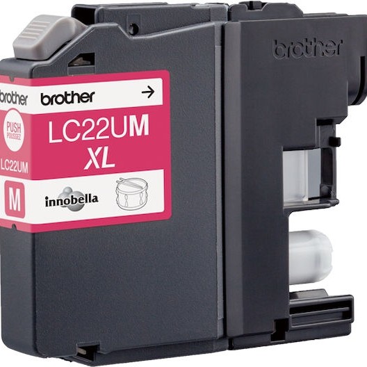 Brother LC-22U Γνήσιο Μελάνι Εκτυπωτή InkJet Ματζέντα (LC-22UM)