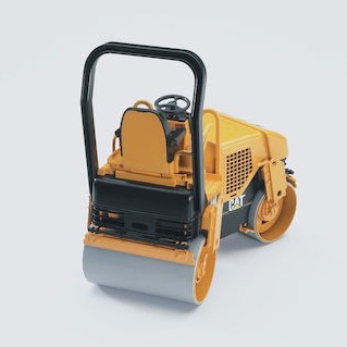 Bruder Οδοστρωτήρας Cat Mini για 3+ Ετών