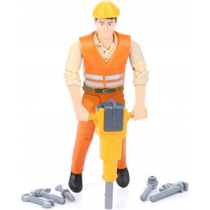 Bruder Ανδρας Εργάτης με Κομπρεσέρ