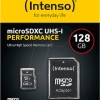 Intenso Class Performance microSDXC 128GB Class 10 U1 UHS-I με αντάπτορα