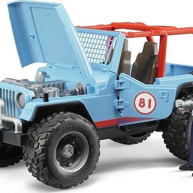 Bruder Jeep Cross Country Racer Blue