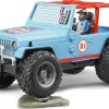 Bruder Jeep Cross Country Racer Blue