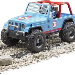 Bruder Jeep Cross Country Racer Blue