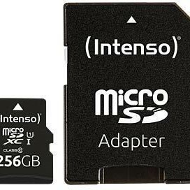 Intenso Class Performance microSDXC 256GB Class 10 U1 UHS-I με αντάπτορα
