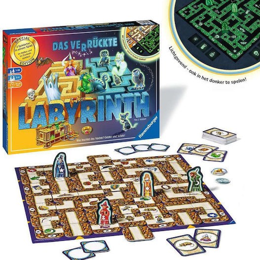 Επιτραπέζιο Παιχνίδι Labyrinth Brown για 2-4 Παίκτες 8+ Ετών Ravensburger