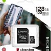 Kingston Canvas Select Plus microSDXC 128GB Class 10 U1 V10 A1 UHS-I με αντάπτορα