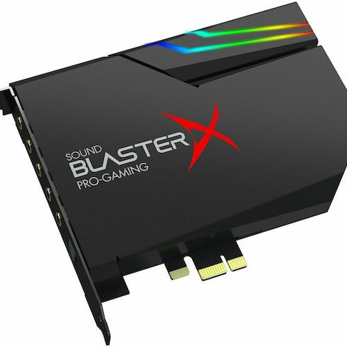 Creative Sound BlasterX AE-5 Plus ​Εσωτερική PCI Express Κάρτα Ήχου 5.1
