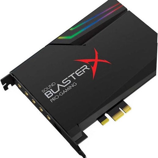 Creative Sound BlasterX AE-5 Plus ​Εσωτερική PCI Express Κάρτα Ήχου 5.1