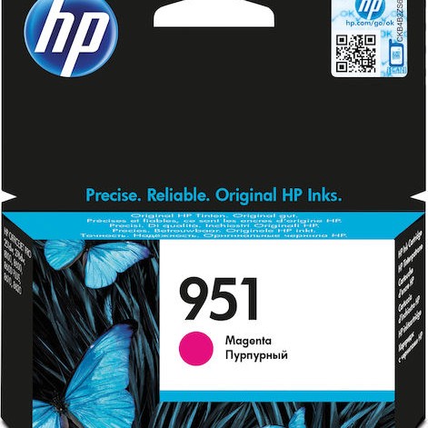 HP 951 Γνήσιο Μελάνι Εκτυπωτή InkJet Ματζέντα (CN051AE)