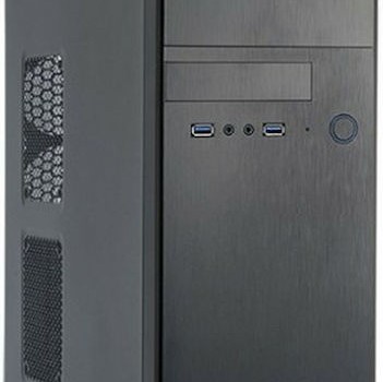 Chieftec HQ-01B-OP Gaming Midi Tower Κουτί Υπολογιστή με Πλαϊνό Παράθυρο Μαύρο
