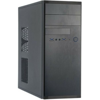 Chieftec HQ-01B-OP Gaming Midi Tower Κουτί Υπολογιστή με Πλαϊνό Παράθυρο Μαύρο