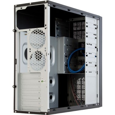 Chieftec HQ-01B-OP Gaming Midi Tower Κουτί Υπολογιστή με Πλαϊνό Παράθυρο Μαύρο