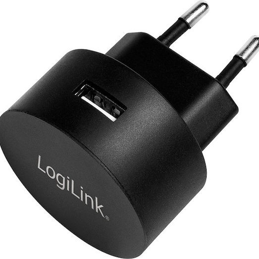 LogiLink Φορτιστής Χωρίς Καλώδιο με Θύρα USB-A 10.5W Μαύρος (PA0217)