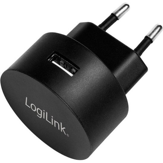 LogiLink Φορτιστής Χωρίς Καλώδιο με Θύρα USB-A 10.5W Μαύρος (PA0217)
