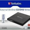 Verbatim Εξωτερικός Οδηγός Εγγραφής/Ανάγνωσης DVD για Laptop / Desktop Μαύρο