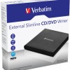 Verbatim Εξωτερικός Οδηγός Εγγραφής/Ανάγνωσης DVD για Laptop / Desktop Μαύρο